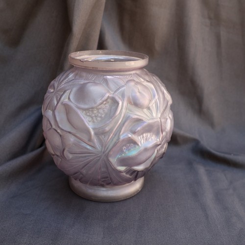 Vase boule art déco verre - art,