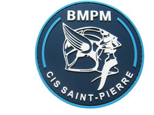 ECUSSON PVC DU BMPM LES MARINS POMPIERS DE MARSEILLE LE CIS DE SAINT PIERRE