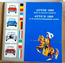ALBUM IMAGES CHOCOLAT JACQUES  " LE MONDE DES AUTOS 1962 " complet bel état