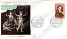 1443  + FDC   ENVELOPPE  1er JOUR   NICOLAS  POUSSIN.