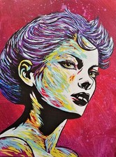 Peinture, tableau, portrait