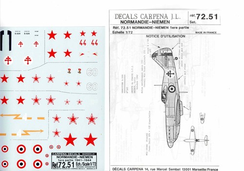 Carpena decals 72 51 - 1/72, 72.51