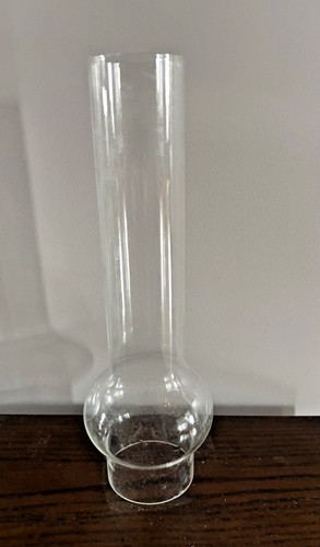 Ancien verre cheminée globe