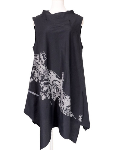 Gilet long jacquard - , coton