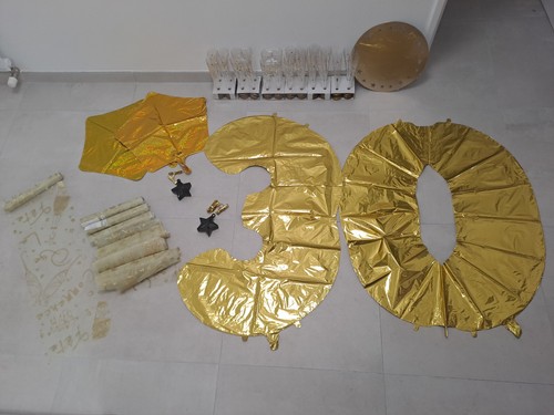 Ensemble deco anniversaire - , 30