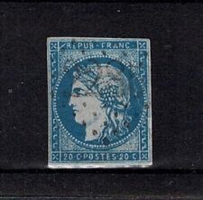 FRANCE STAMP YVERT 44B SCOTT # 43 " CERES BORDEAUX 20c TYPE I " USED F-VF J273