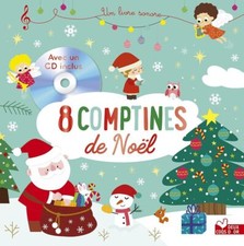 500120276|8 comptines de Noël - avec un cd audio: Livre avec CD et flash