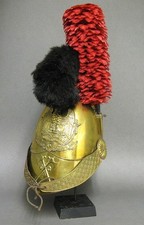 Casque De Sapeur Pompier Mle 1852 De La Ville De Saint Dié Second empire.