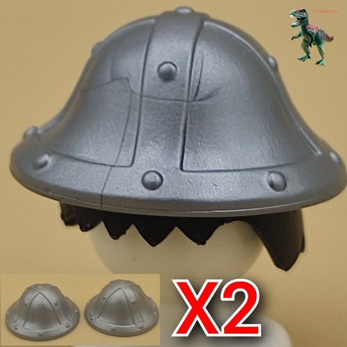 Playmobil casque écuyer - x2,
