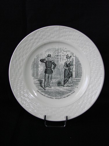 Assiette dessert parlante - assiette, a