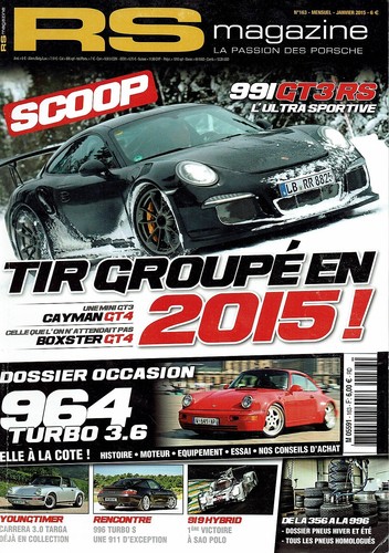 Magazine 163 porsche 964 - rs,