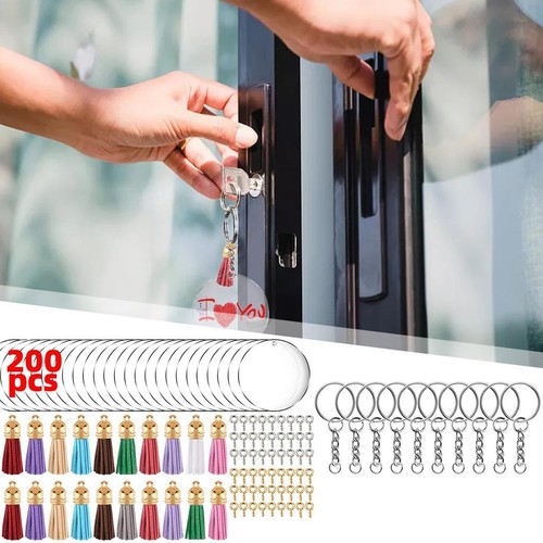 200 pièces porte clés avec - 200,
