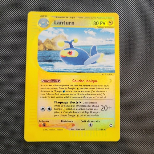 Carte pokemon lanturn - pokemon, 21/147