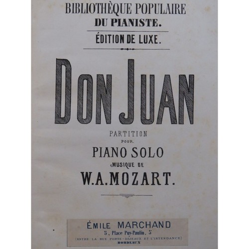 Mozart don juan opéra - w.,