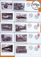 France 2009 Série N°2 100 ANS BUGATTI le Patrimoine - Types 35, 41, 50, autorail