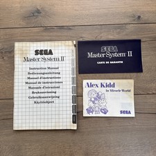 Notice sega Master System 2 +