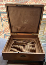 COFFRET ÉCRIN MÉNAGERE ARGENTERIE ( Vide)  en Chêne. Fourchette