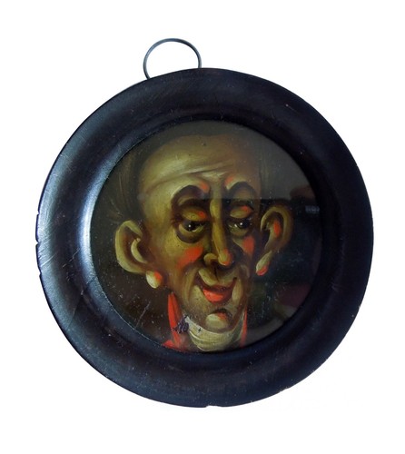 Charmant portrait homme - , huile