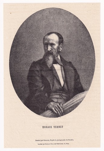 Portrait xixe horace vernet - portrait,