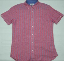 PROCHAINE CHEMISE HOMME MANCHES COURTES LIN MÉLANGÉ TAILLE M TRÈS BON ÉTAT...s