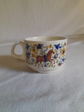 Joli Petite Tasse à café , à Moka Villeroy & Boch Décor Cheval Fleur Troubadour