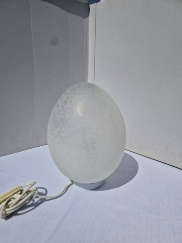Lampe oeuf verre - verre, moucheté