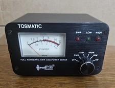 EuroCB SWR / Watt meter TOSMATIC 1Kw Max ( Daiwa Zetagi Mfj Yaesu Icom Crt )