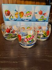 3 MAGNIFIQUES  VERRES OASIS BOULE MODEL COLLECTOR HYPER RARE NEUFS !!!