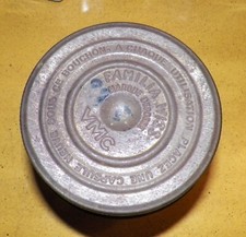 Ancienne Boite de Conserve verre et couvercle en métal