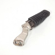 Platine de repose pied passager droit origine pour moto Kawasaki 650 KLR Tengai