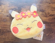 Pochette en peluche fille Pikachu, sac de rangement Pokémon mignon sans...