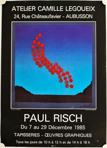 Affiche tapisserie paul risch - tapisserie,