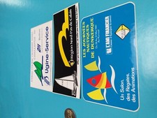 Autocollant.  Sport. PLANCHE à Voile - Windsurf lot de 3 vintage 