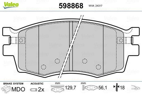 Jeu plaquettes de frein - plaquettes,