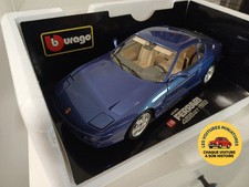 Ferrari 456 Gt 1992 burago 1/18 - miniature Bleu Métallisé - boite rare vintage