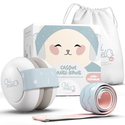 Casque anti bruit - bruit, bébé