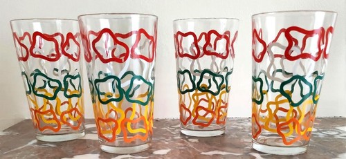 Verres vintage orangeade - vintage,