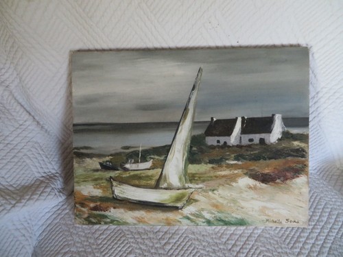 Tableau paysage bord mer - de,
