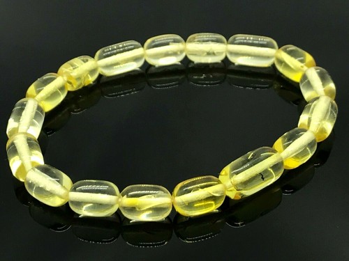 Bracelet ambre insecte - ambre,