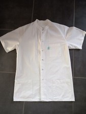 blouse blanche de laboratoire paramédicale manches courtes T1