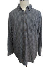 CHAPS Flanelle Bleu Noir Blanc