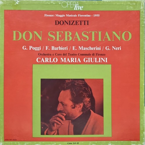 Donizetti don sebastiano - don, /