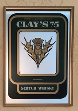Miroir Scotch Whisky Clay's 75 Scotland Edinburgh