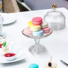  Dômes à gâteaux : Présentoir à biscuits, support à gâteaux avec couvercle pour