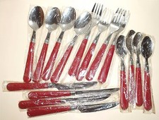 Vaisselle - Lot de 4 Couverts (Set Complet de 16 Pieces)