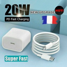 Chargeur USB C PD 20W Câble Rapide Compatible avec Samsung S10 S10+ S9 S9+ S8