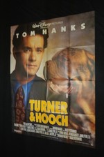 TURNER ET HOOCH tom hanks affiche cinema  dogue de Bordeaux