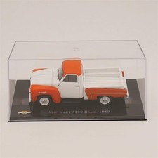 CHEVROLET 3100 BRASIL 1959 PICKUP WHITE ORANGE SALVAT 1:43 CHEVY USA CAR
