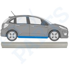 Citroen C3 2010-2016 Tôle de