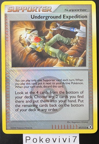 Carte pokemon underground - carte,